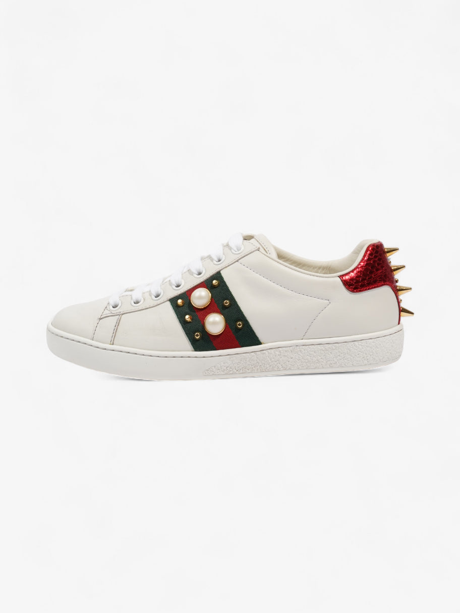 Gucci Ace Sneakers White / Red / Green Leather EU 36 UK 3 Image 5