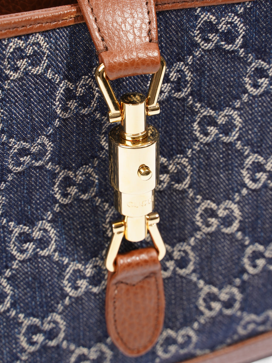 Gucci Jackie 1961 Blue / Brown Denim Image 3