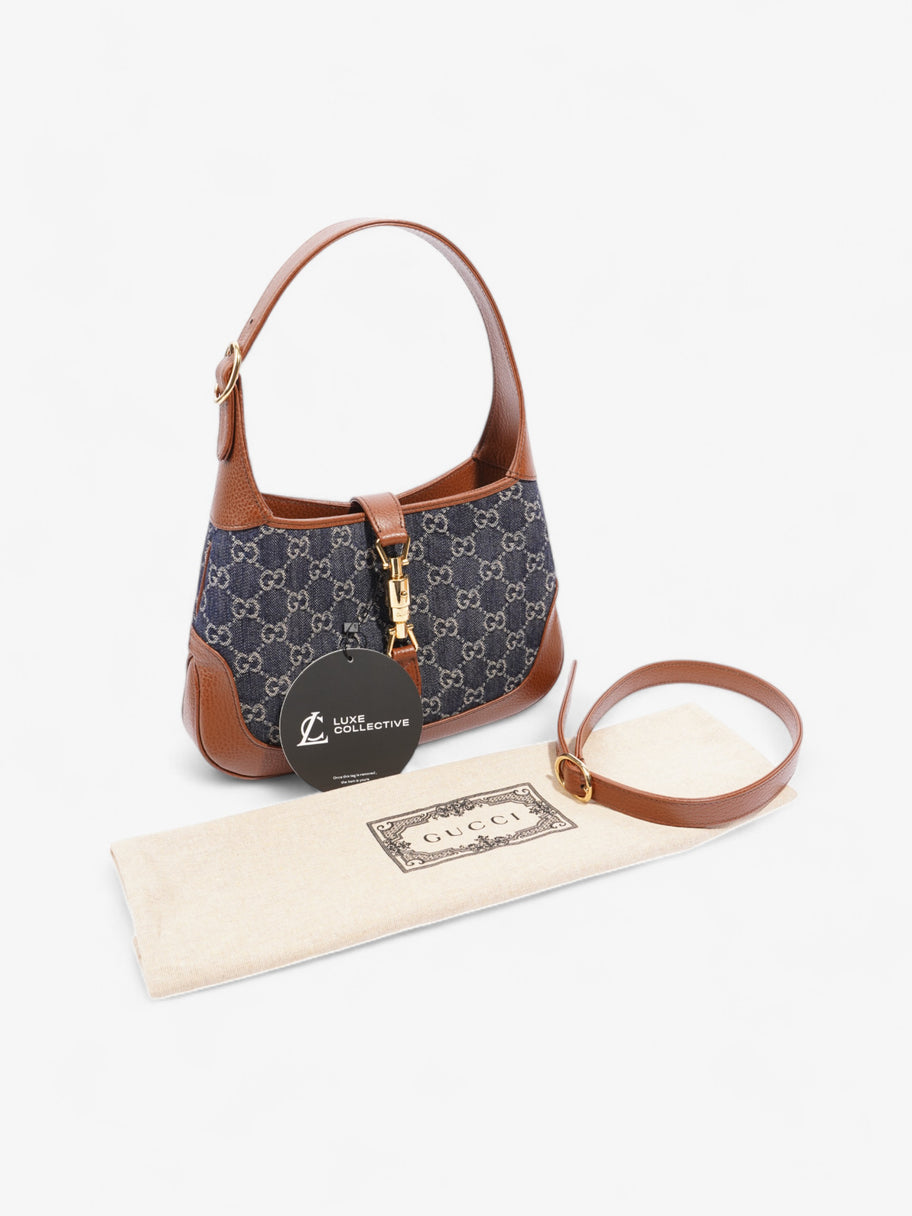 Gucci Jackie 1961 Blue / Brown Denim Image 10