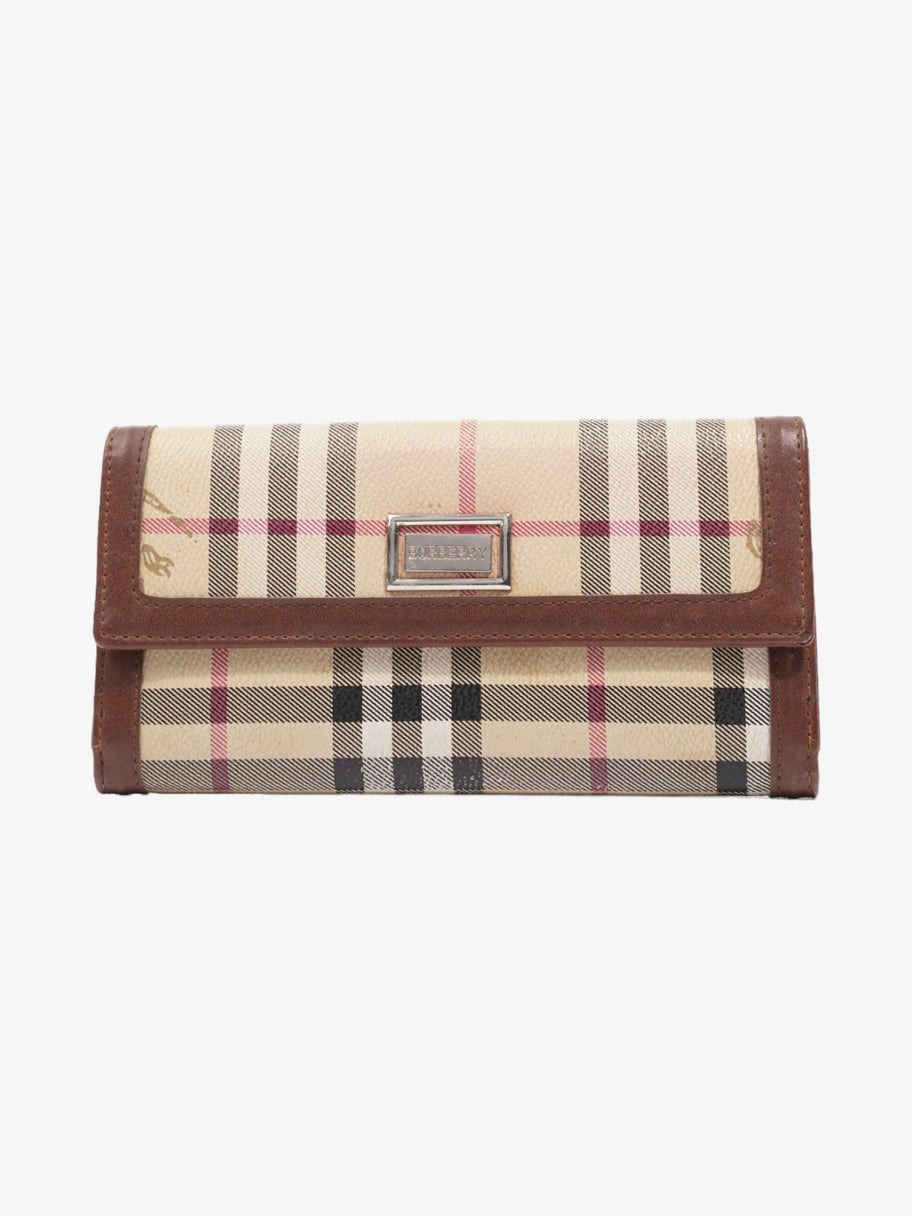 Burberry Bifold Wallet Nova Check Coated Canvas Image 1