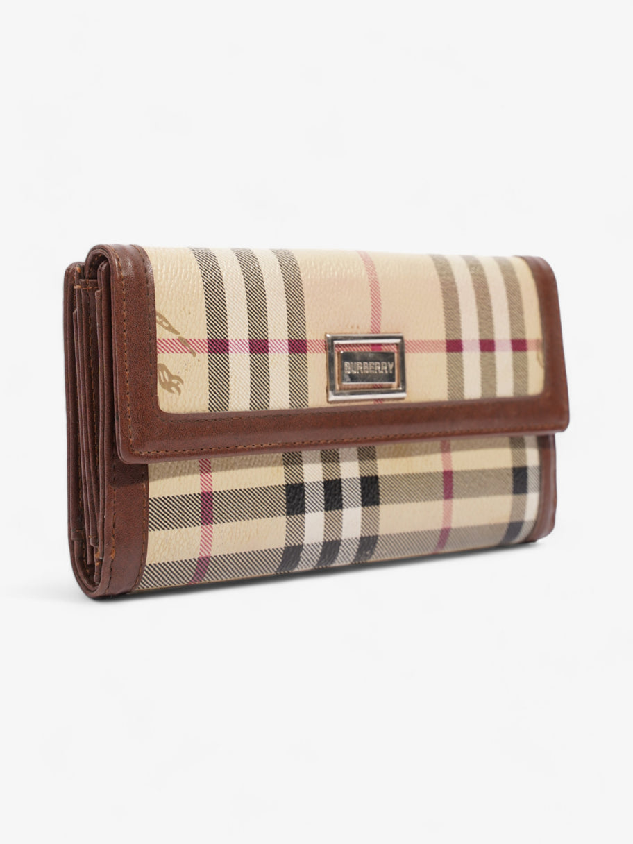 Burberry Bifold Wallet Nova Check Coated Canvas Image 4