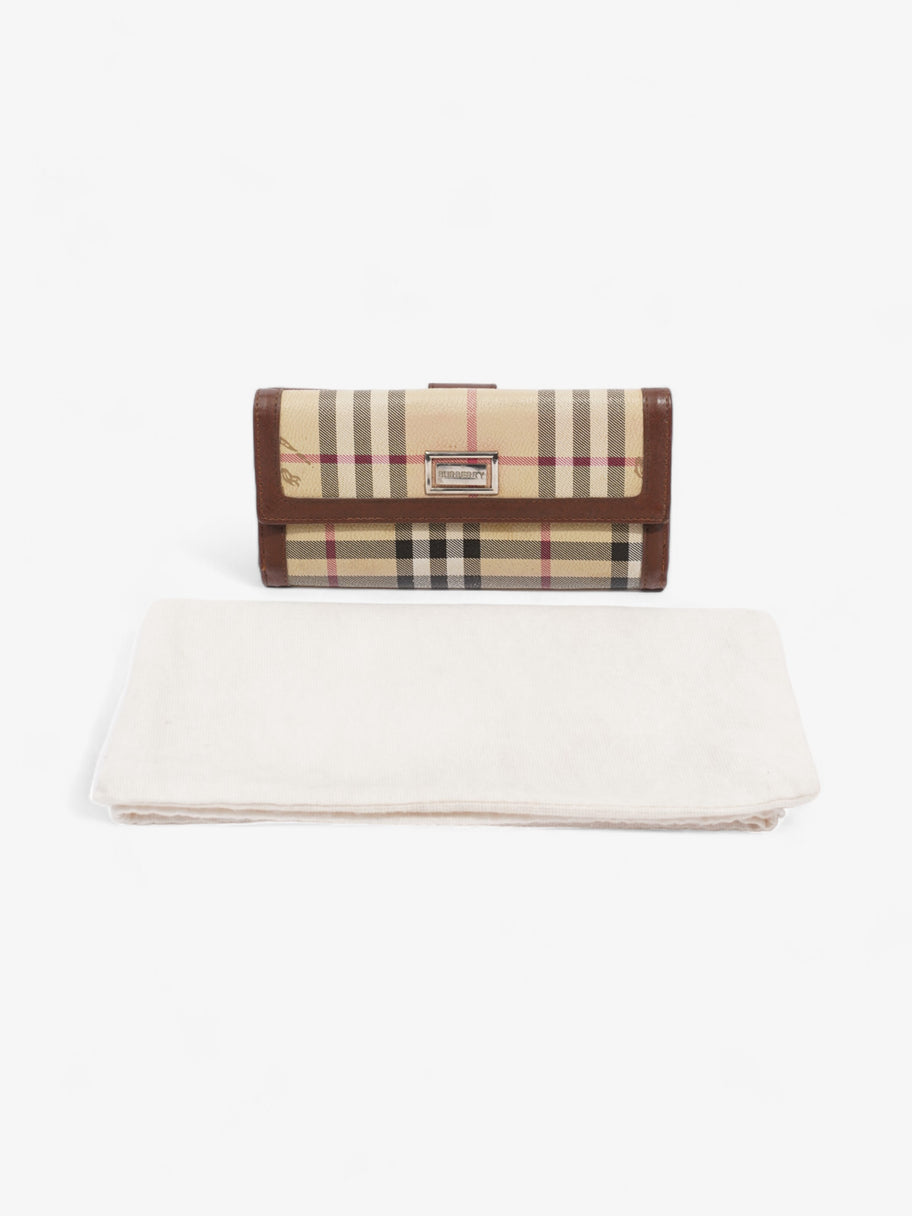 Burberry Bifold Wallet Nova Check Coated Canvas Image 8