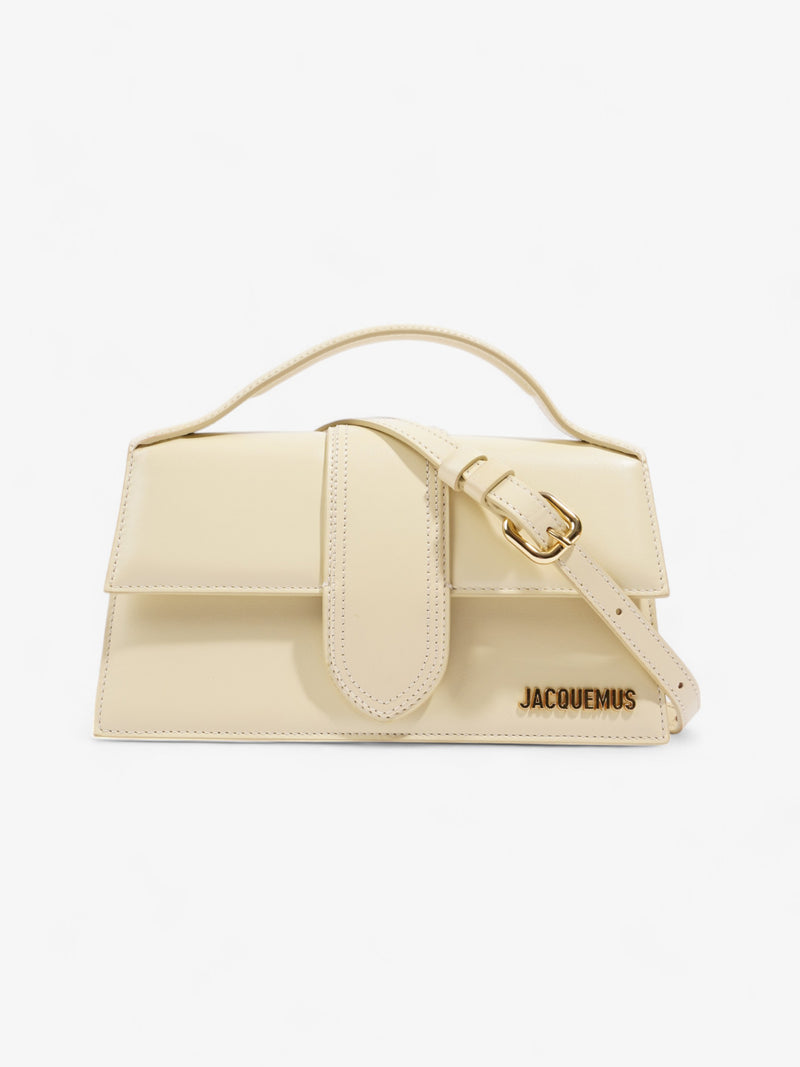  Jacquemus Le Grand Bambino Ivory Leather