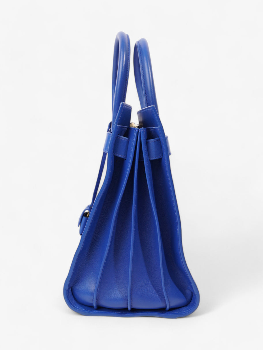 Saint Laurent Sac De Jour Blue Calfskin Leather Small Image 3