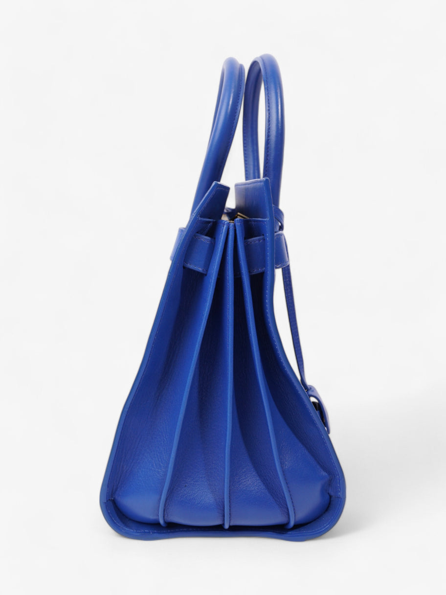 Saint Laurent Sac De Jour Blue Calfskin Leather Small Image 5