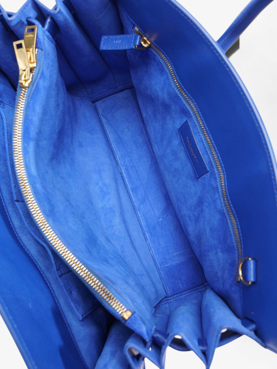 Saint Laurent Sac De Jour Blue Calfskin Leather Small Image 8