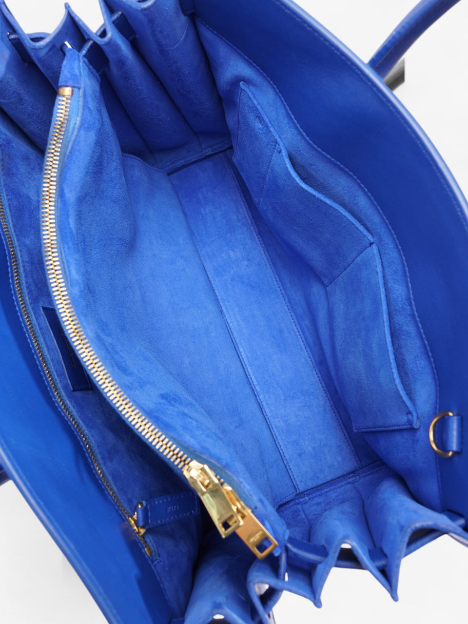 Saint Laurent Sac De Jour Blue Calfskin Leather Small Image 9