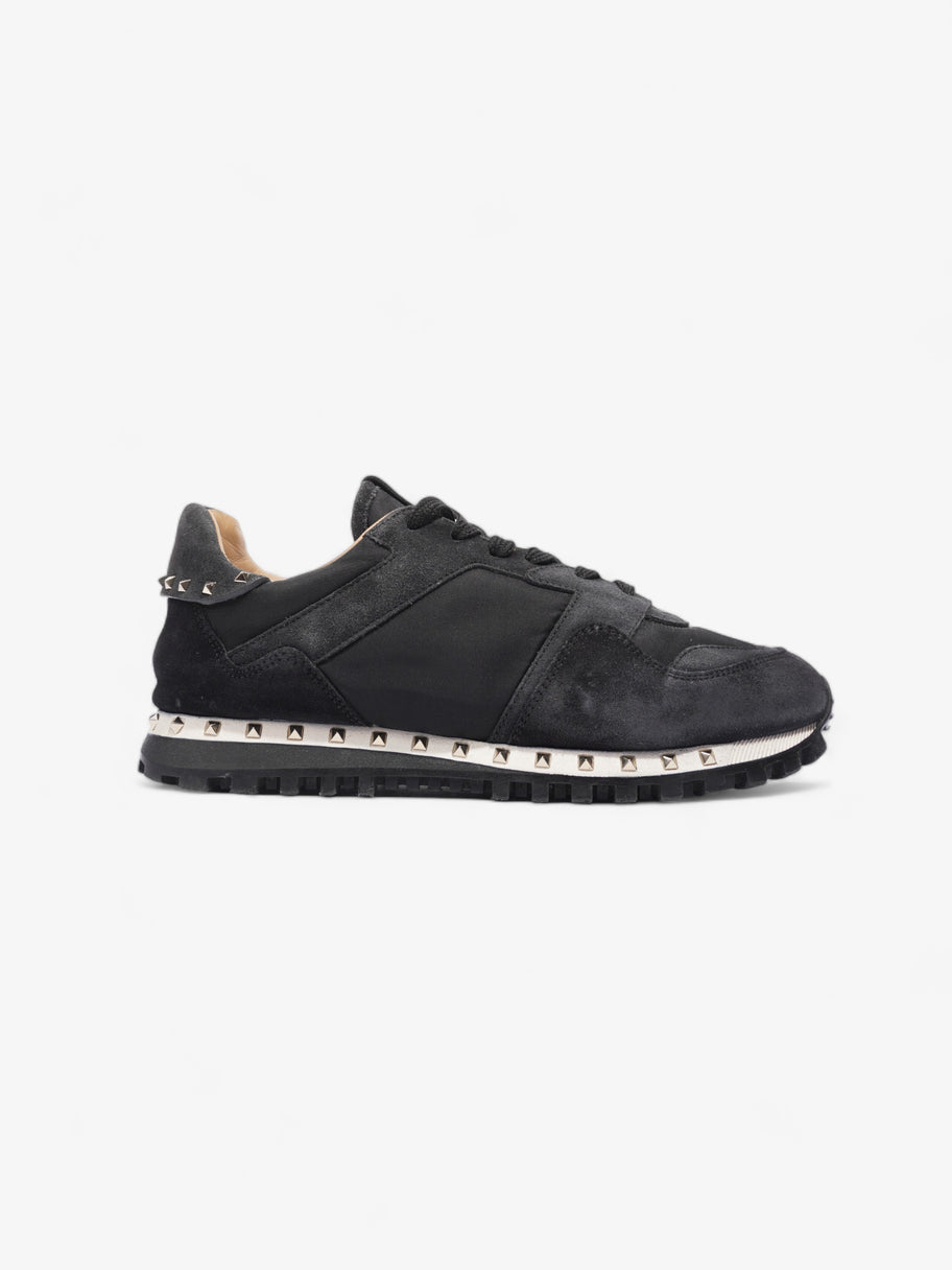 Rockstud Sneakers Black Suede EU 40.5 UK 7.5 Image 1