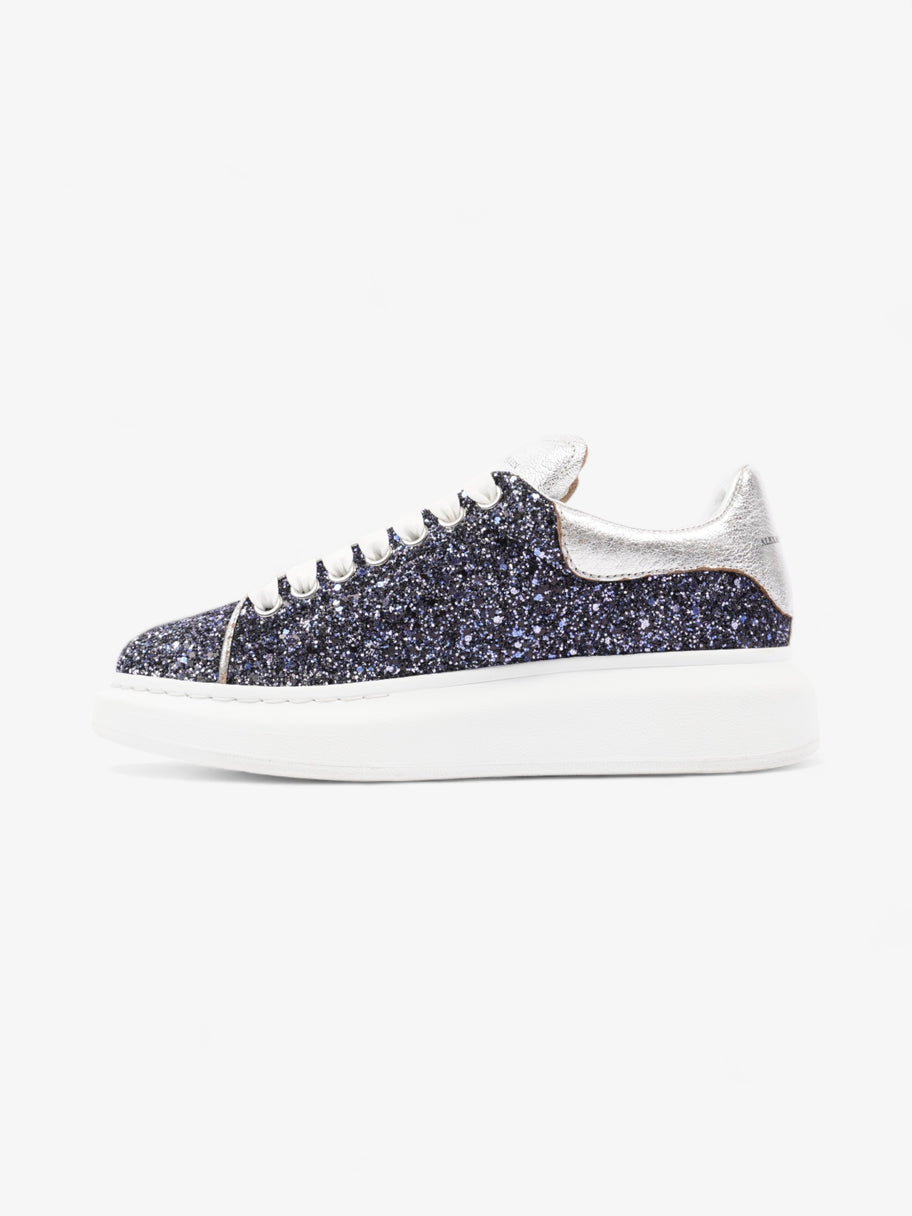 Alexander McQueen Oversized Sneakers Midnight Blue / Silver Glitter EU 39 UK 6 Image 3