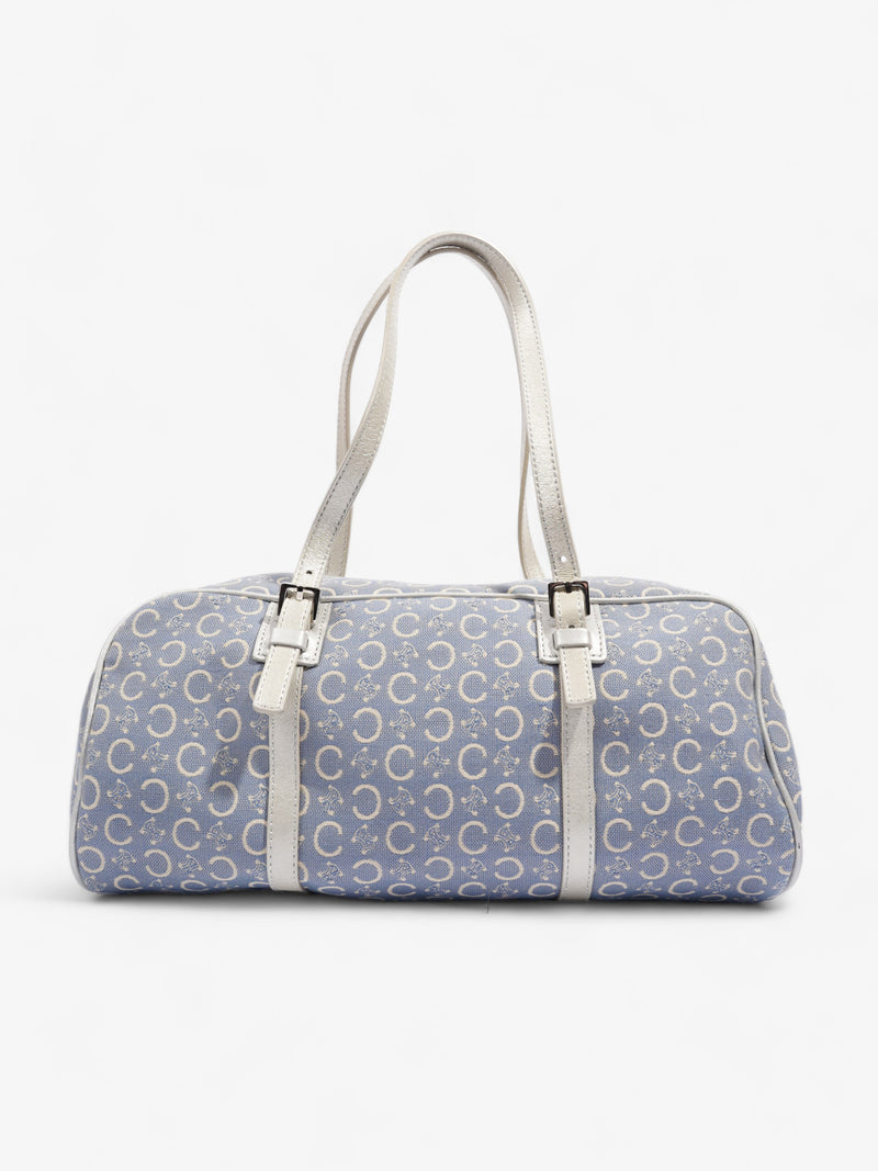  Celine Macadam Boston Blue / Silver Canvas