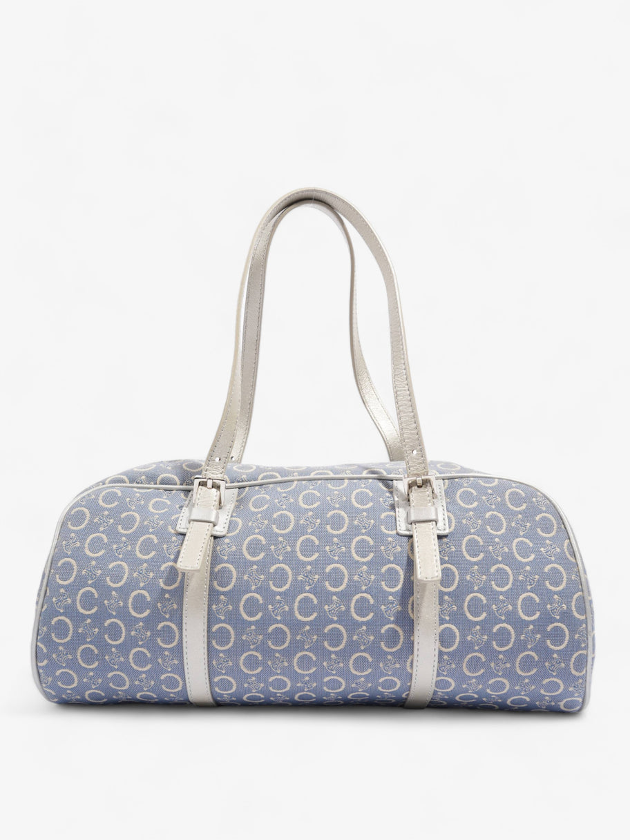 Celine Macadam Boston Blue / Silver Canvas Image 4