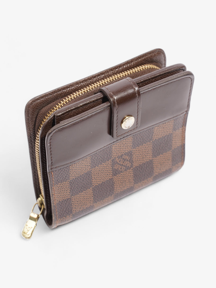 Louis Vuitton Compact Zip Wallet Damier Ebene Coated Canvas Image 6