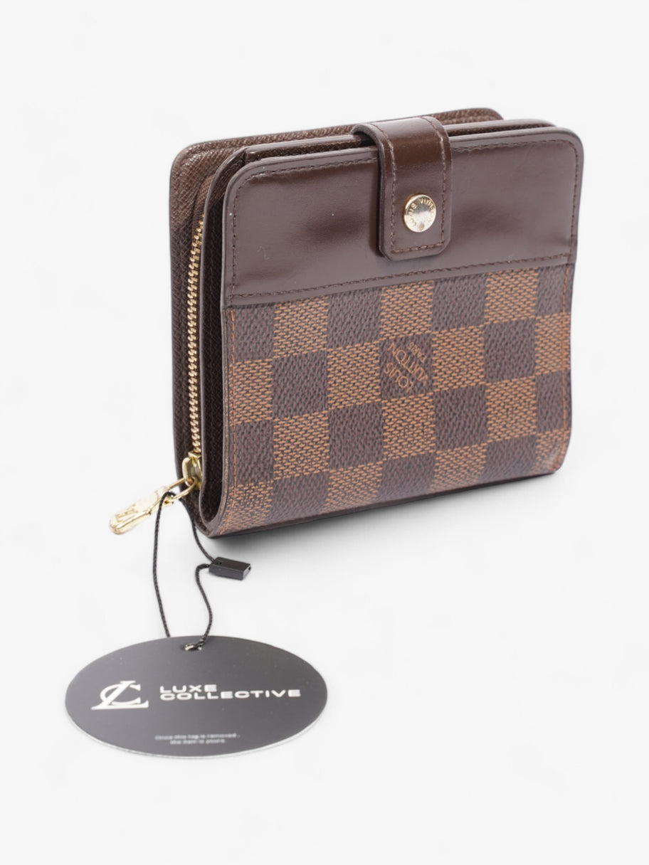 Louis Vuitton Compact Zip Wallet Damier Ebene Coated Canvas Image 9