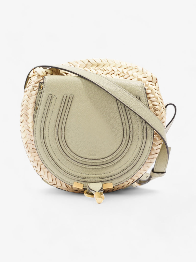  Chloe Marcie Olive Green Raffia