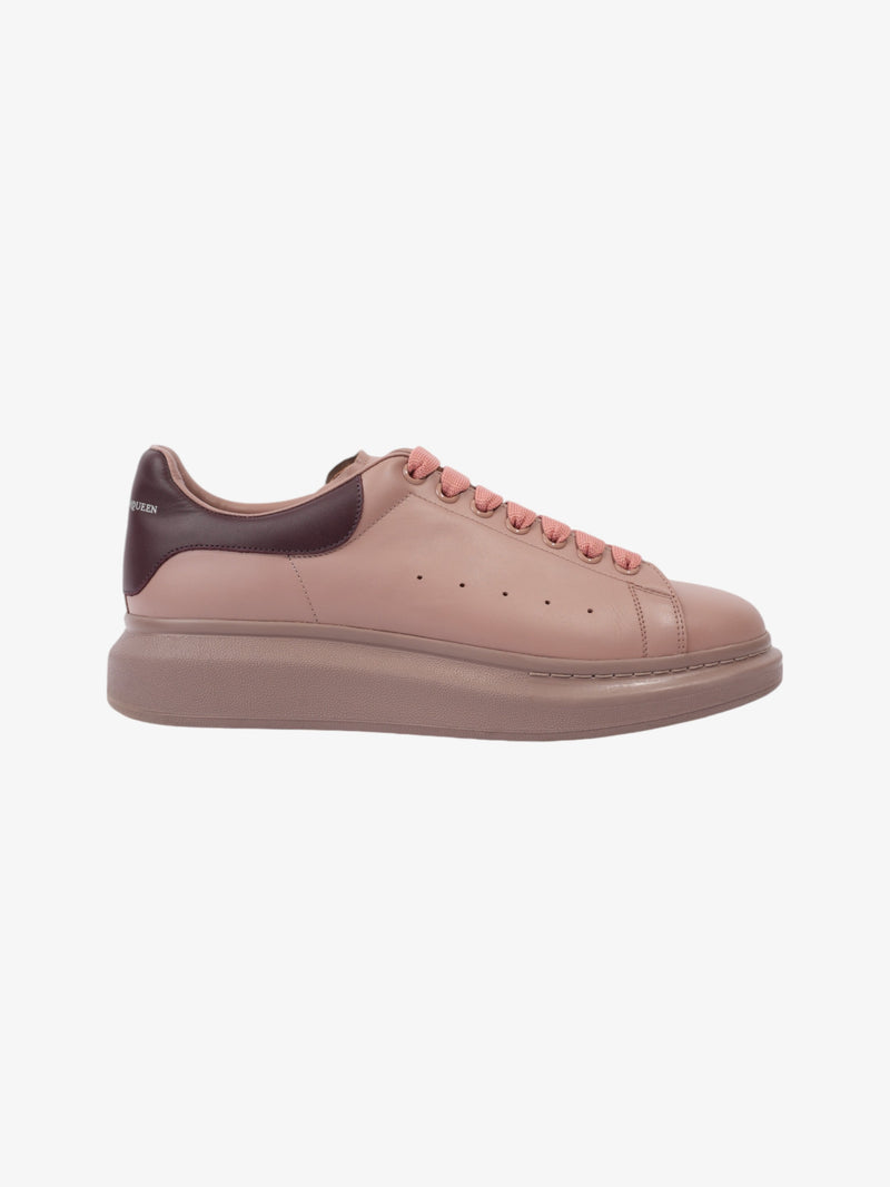  Alexander McQueen Oversized Sneaker Pink / Maroon Tab Leather EU 45 UK 11