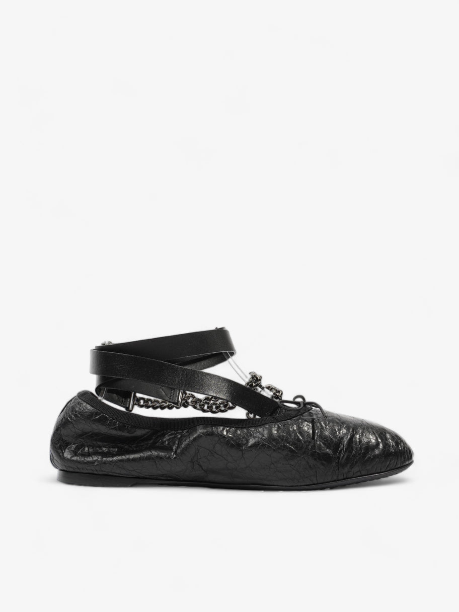 Rockstud Ballet Flat Black Leather EU 36 UK 3 Image 4