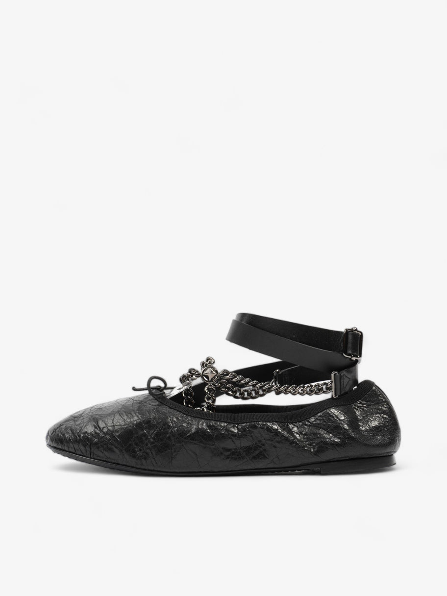 Rockstud Ballet Flat Black Leather EU 36 UK 3 Image 5