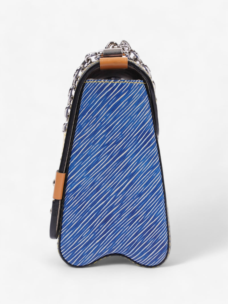  Twist Handbag Limited Edition Trunk MM Blue / Tan / Black Epi Leather