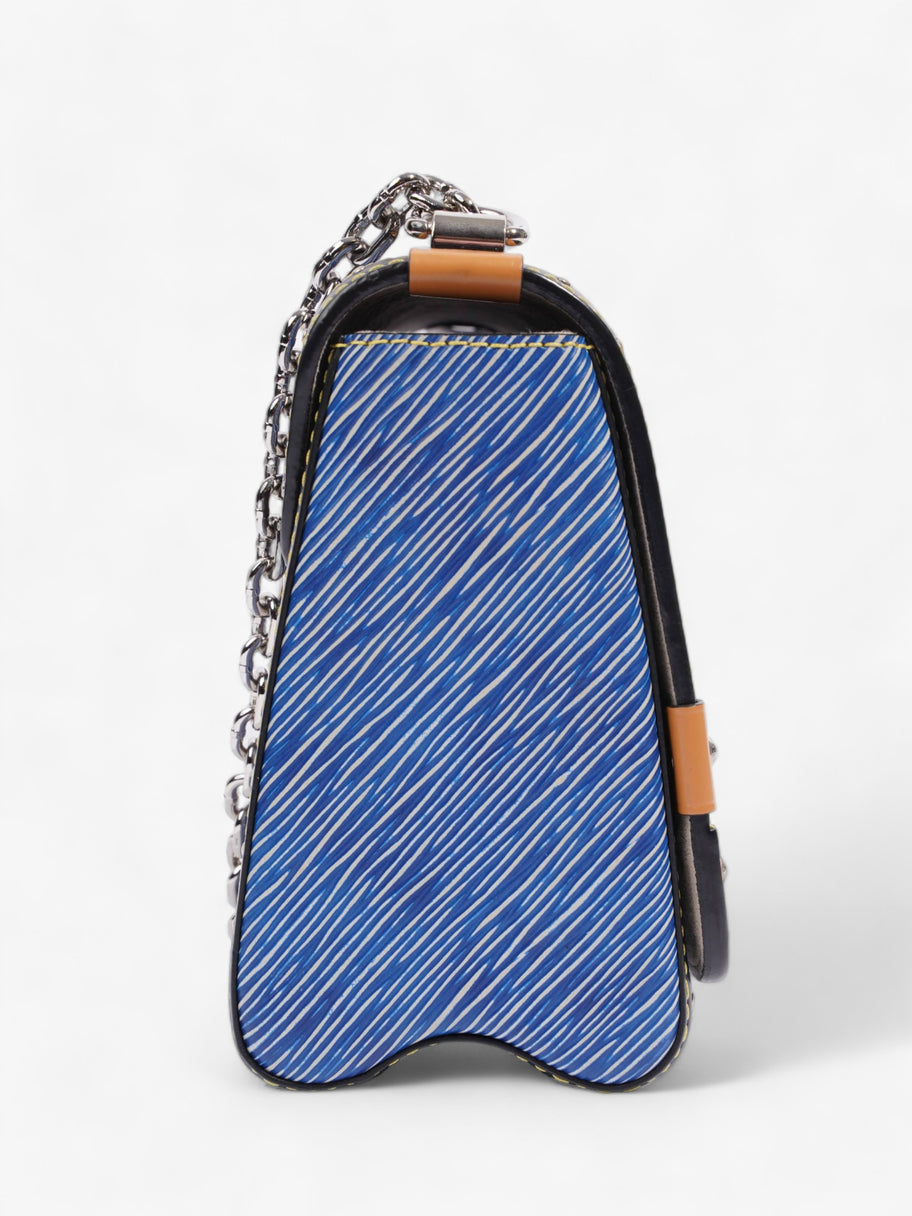 Twist Handbag Limited Edition Trunk MM Blue / Tan / Black Epi Leather Image 9