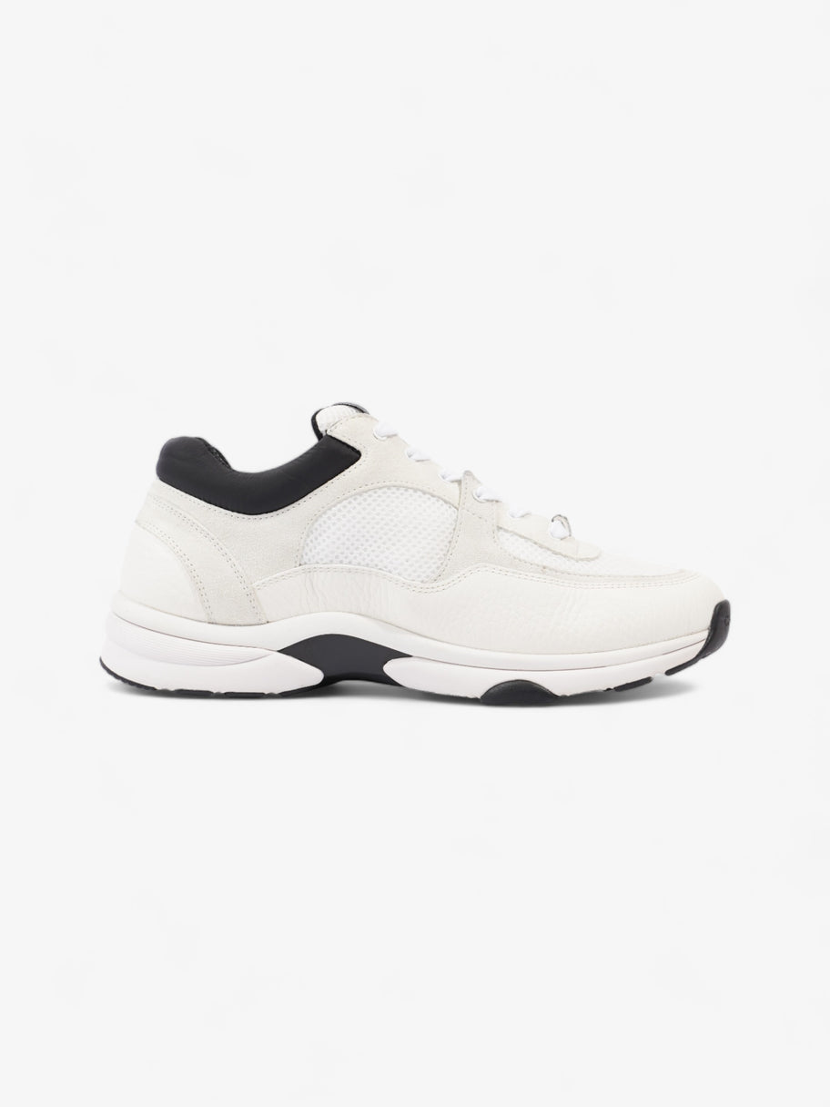 Chanel CC Logo Sneakers  White / Black Mesh EU 39.5 UK 6.5 Image 4