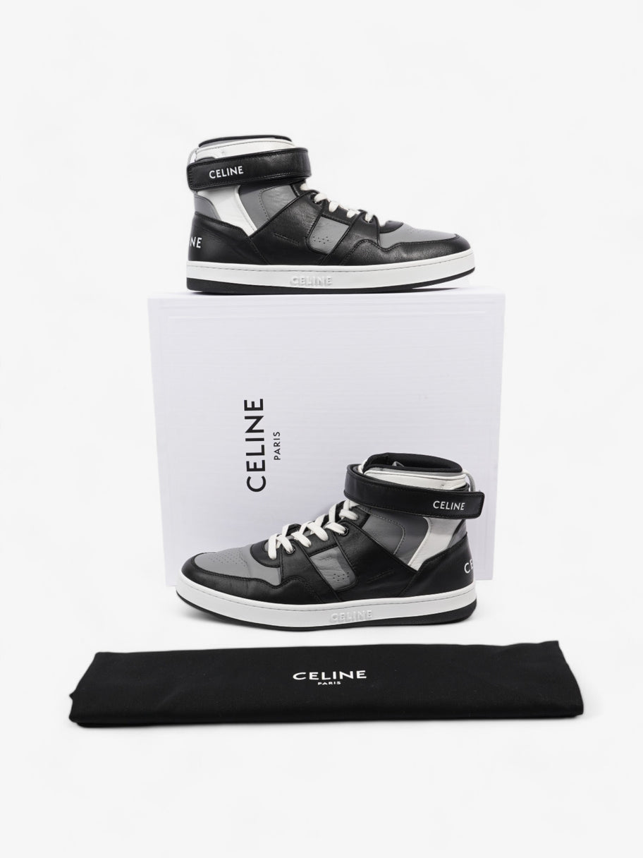 Celine Logo High Top Black / Grey / White Leather EU 44 UK 10 Image 10