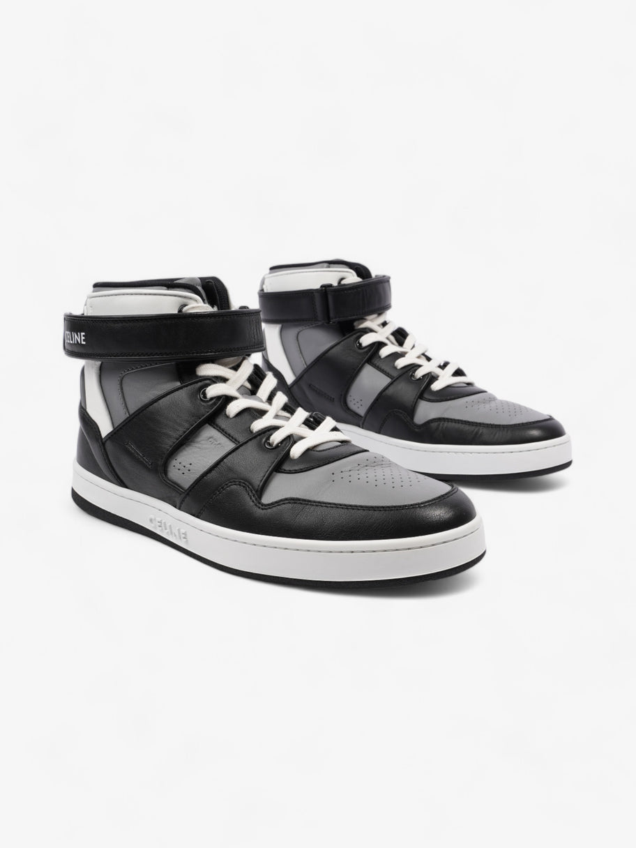 Celine Logo High Top Black / Grey / White Leather EU 44 UK 10 Image 2