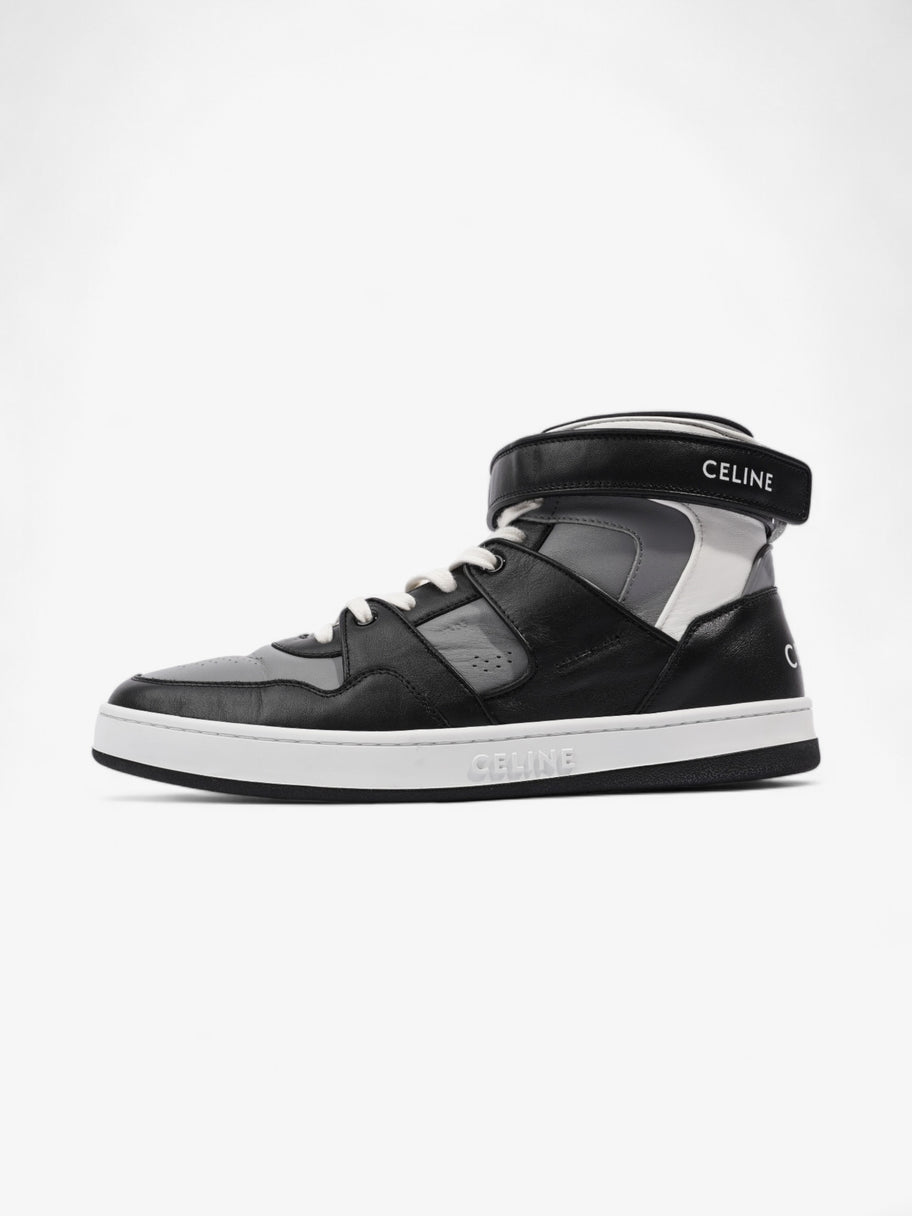 Celine Logo High Top Black / Grey / White Leather EU 44 UK 10 Image 5