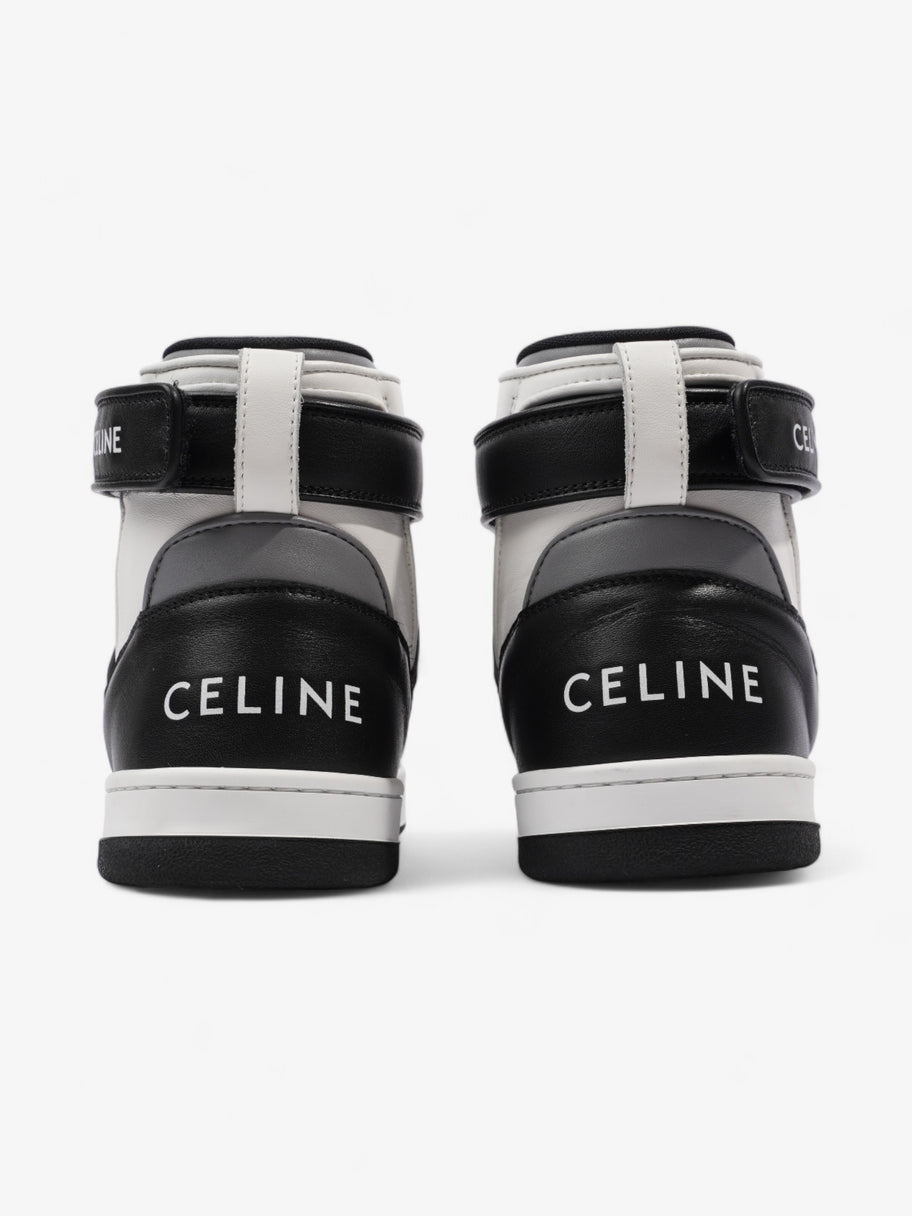 Celine Logo High Top Black / Grey / White Leather EU 44 UK 10 Image 6