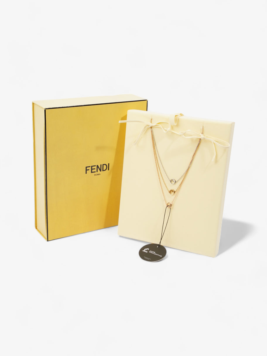 Fendi F is Fendi Necklace Gold / Silver / Rose Gold Base Metal Image 5