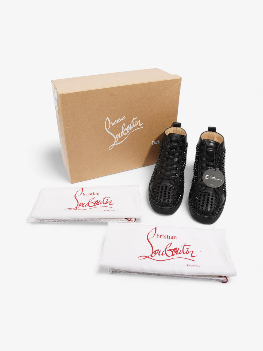 Christian Louboutin Louis Flat Black Calfskin Leather EU 42 UK 8 Image 10