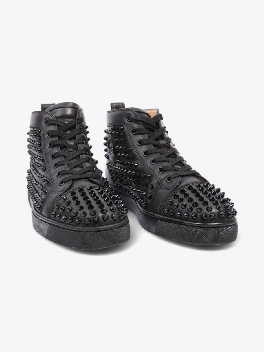 Christian Louboutin Louis Flat Black Calfskin Leather EU 42 UK 8 Image 2