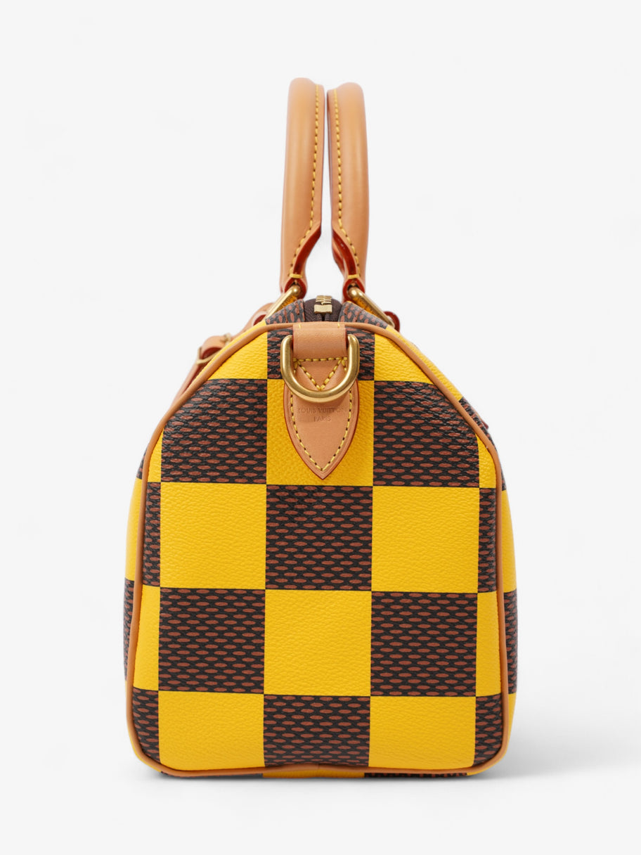 Speedy Bandoulière Damier Pop / Yellow Coated Canvas 25 Image 3