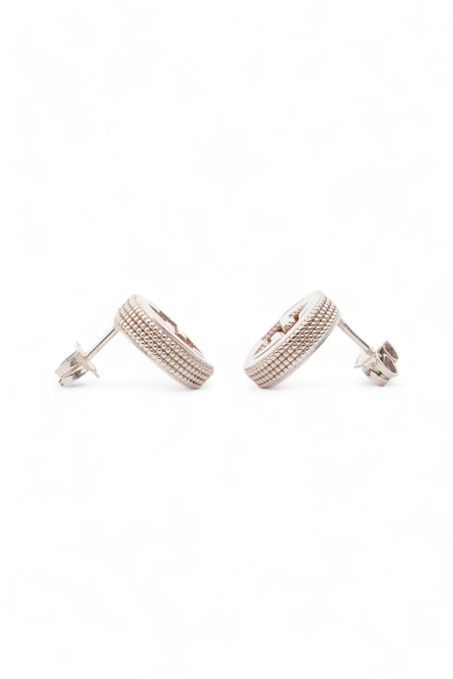 Gucci Interlocking Earrings Silver Silver Sterling Image 4