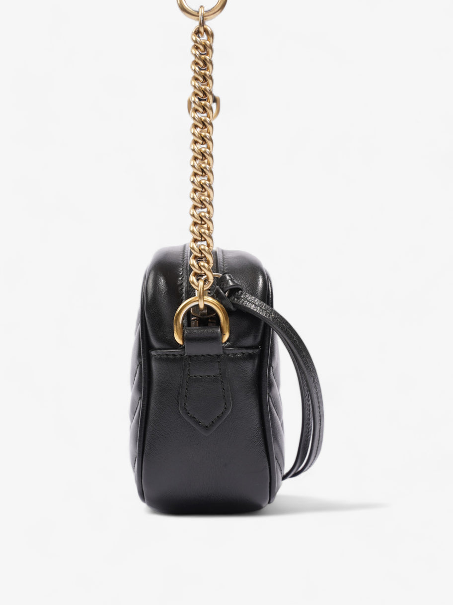 Gucci GG Marmont Black Matelasse Leather Mini Image 5