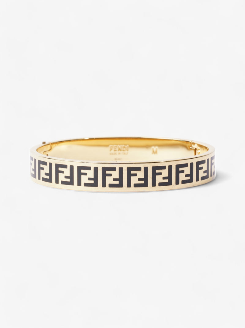  Fendi Forever Fendi Bracelet Gold / Black Base Metal Medium