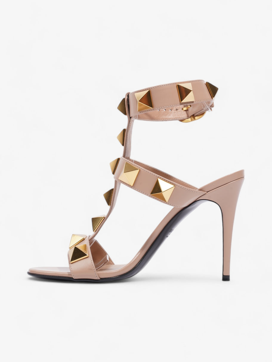 Valentino Rockstud Heels 90 Nude / Gold Leather EU 37 UK 4 Image 3