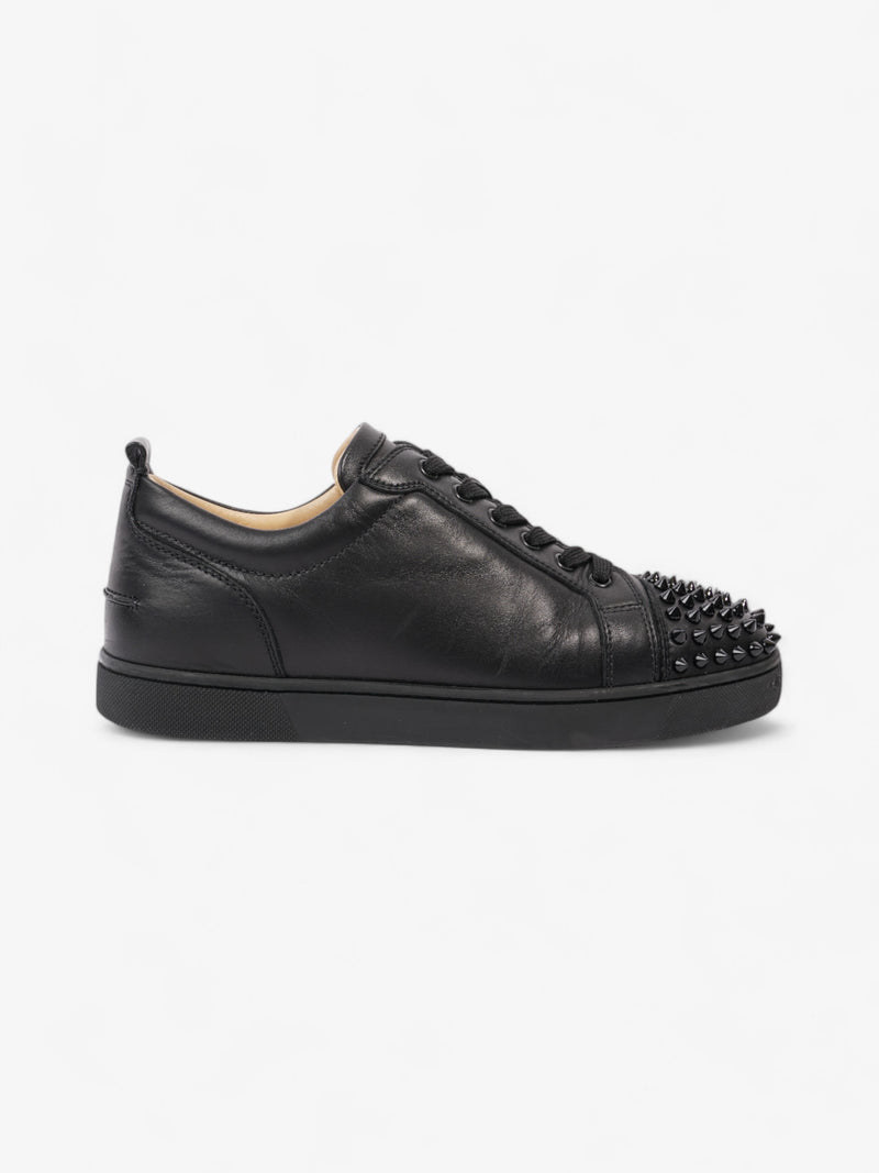  Christian Louboutin Vieira Spikes Sneakers Black Leather EU 41 UK 7