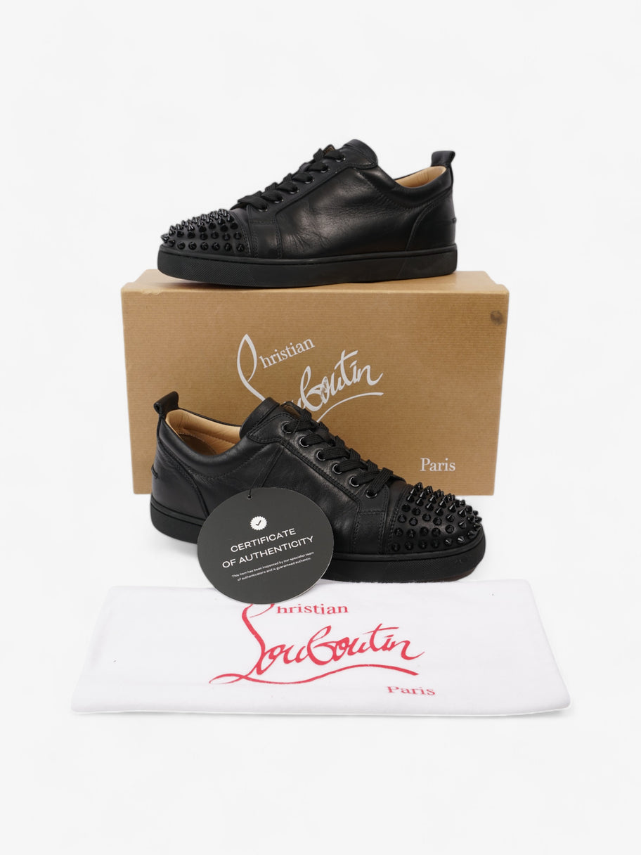 Christian Louboutin Vieira Spikes Sneakers Black Leather EU 41 UK 7 Image 9