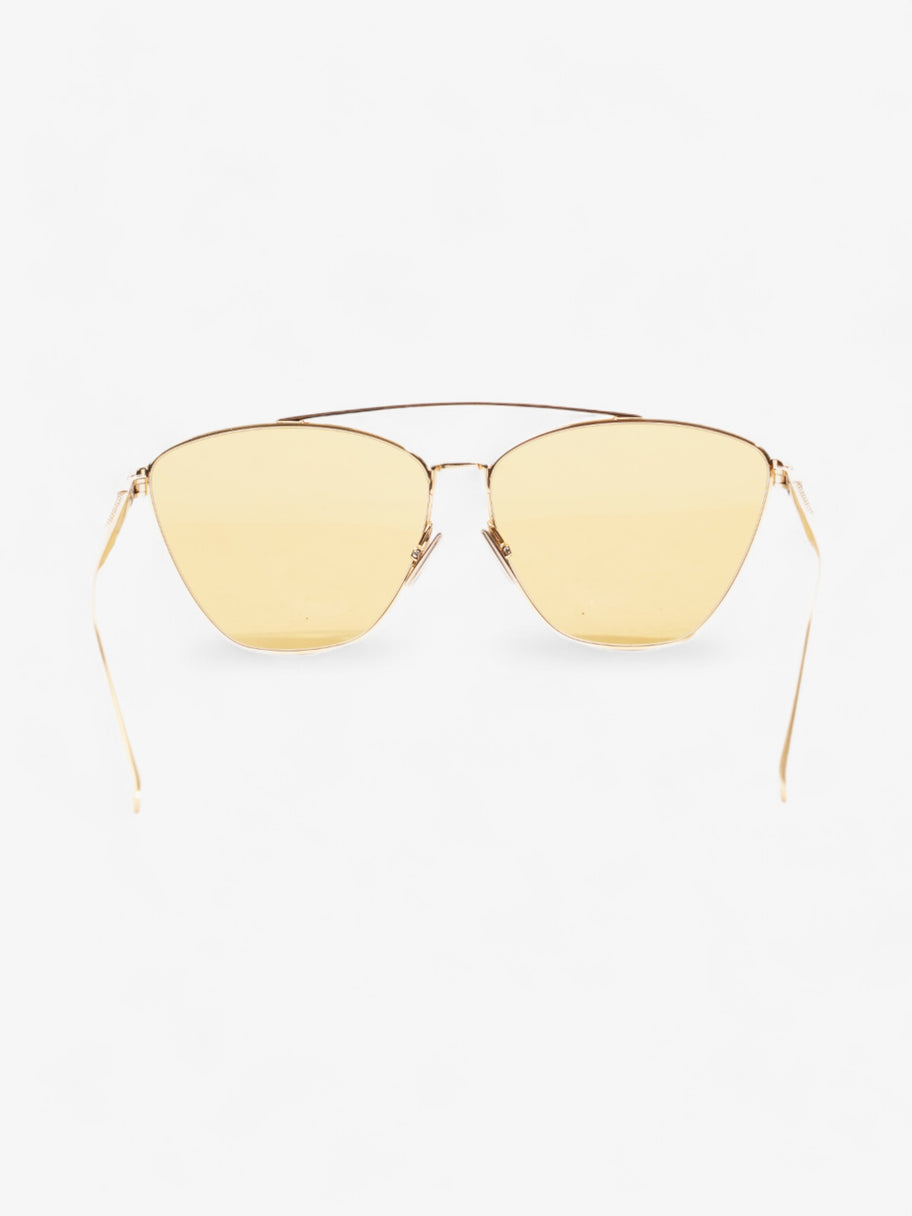 Fendi Embellished Aviator Sunglasses Gold Base Metal 145mm Image 3