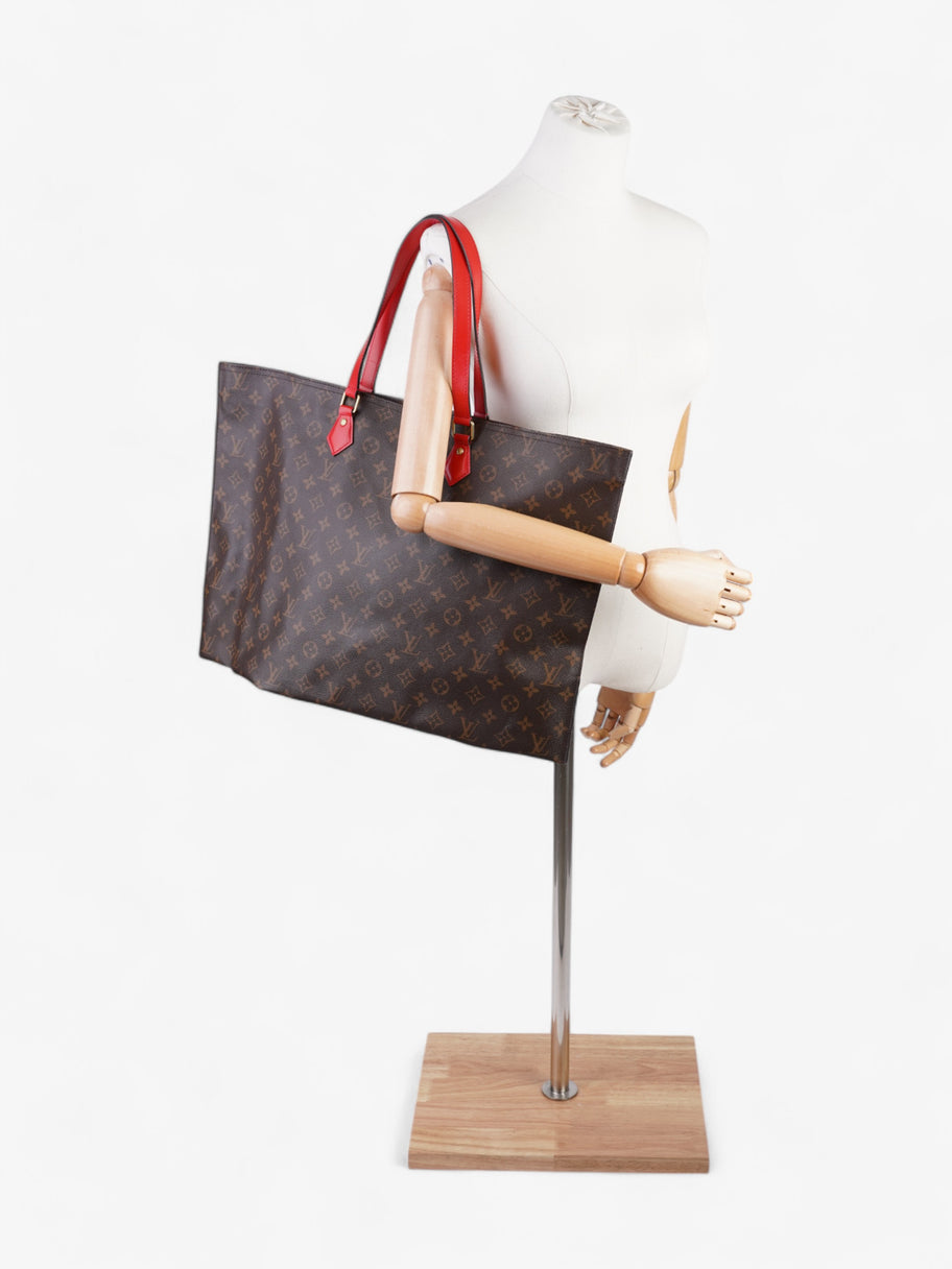 Louis Vuitton All-In Tote Monogram / Red Coated Canvas MM Image 2