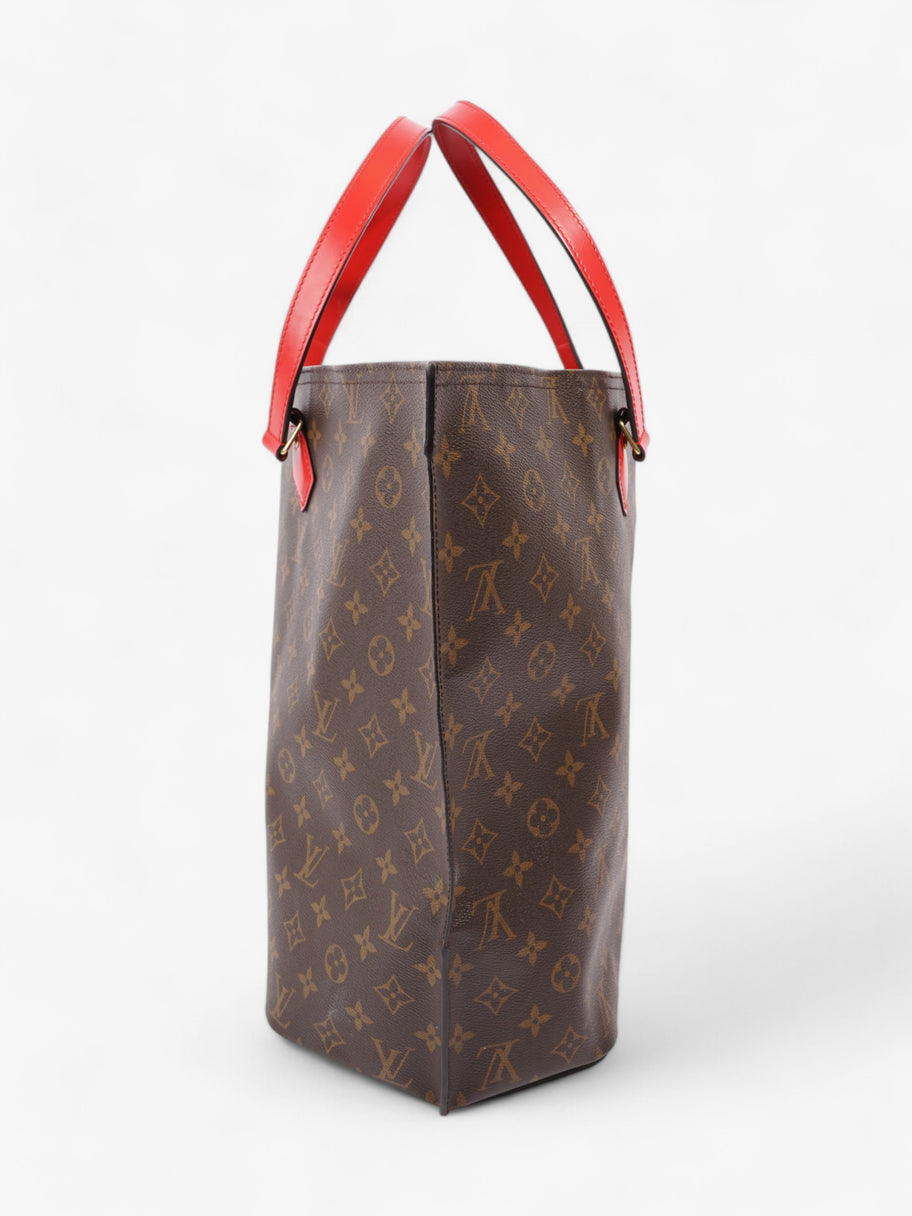 Louis Vuitton All-In Tote Monogram / Red Coated Canvas MM Image 3