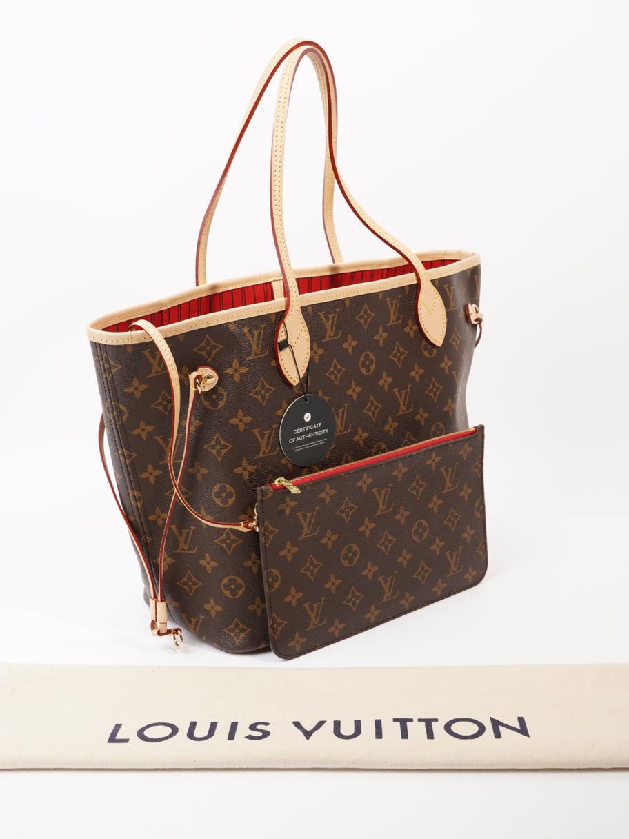 Louis Vuitton Neverfull Monogram Coated Canvas MM Image 11