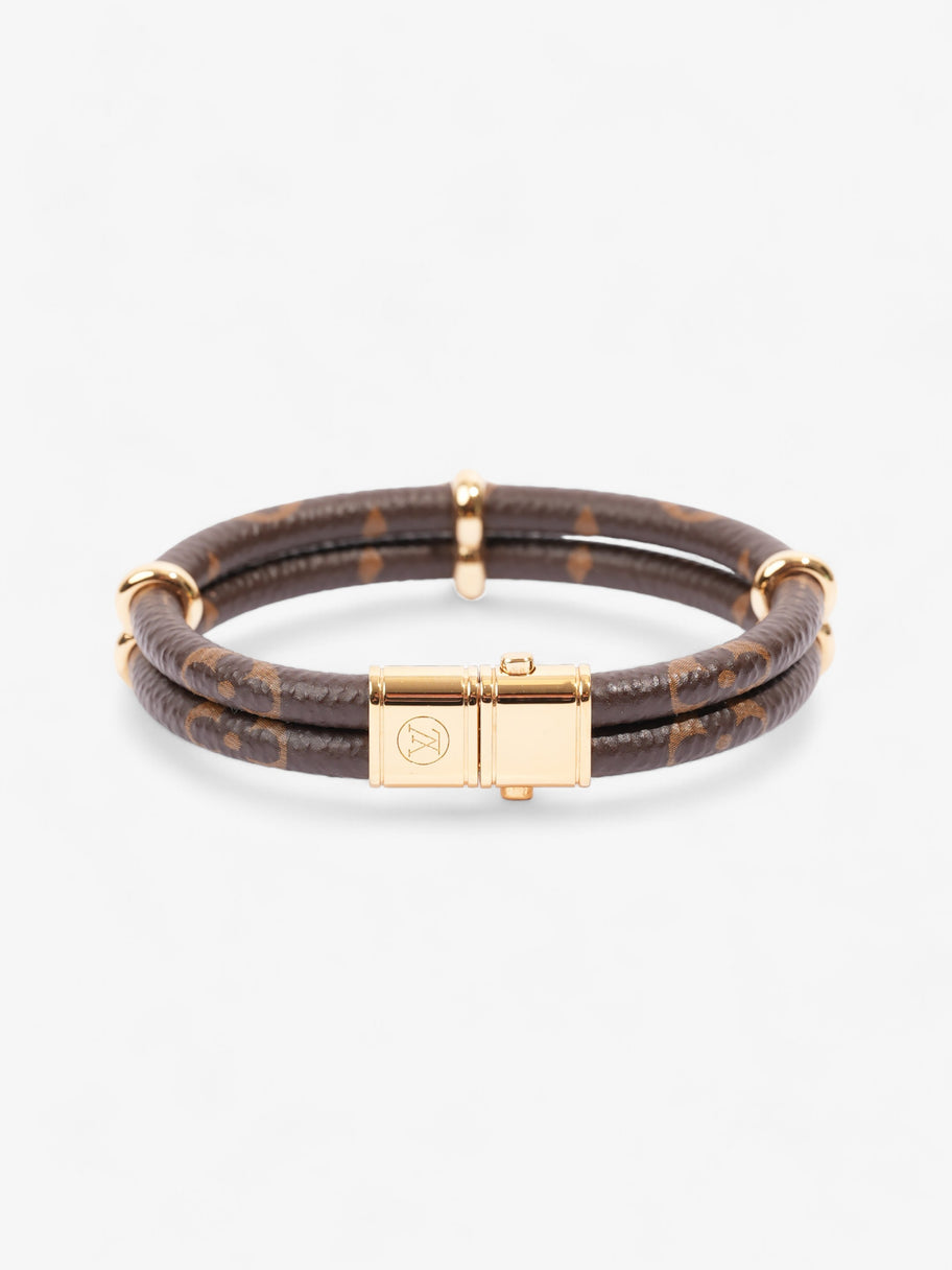 Louis Vuitton Keep It Twice Bracelet Monogram / Gold Coated Canvas 17 Image 4