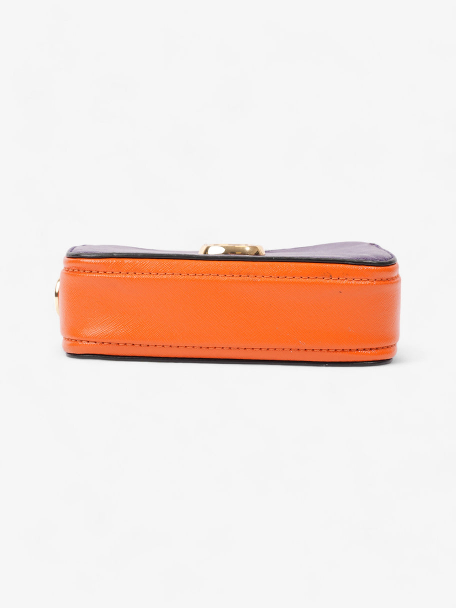 Marc Jacobs The Snapshot Bag Purple / Orange / Pink Leather Image 6