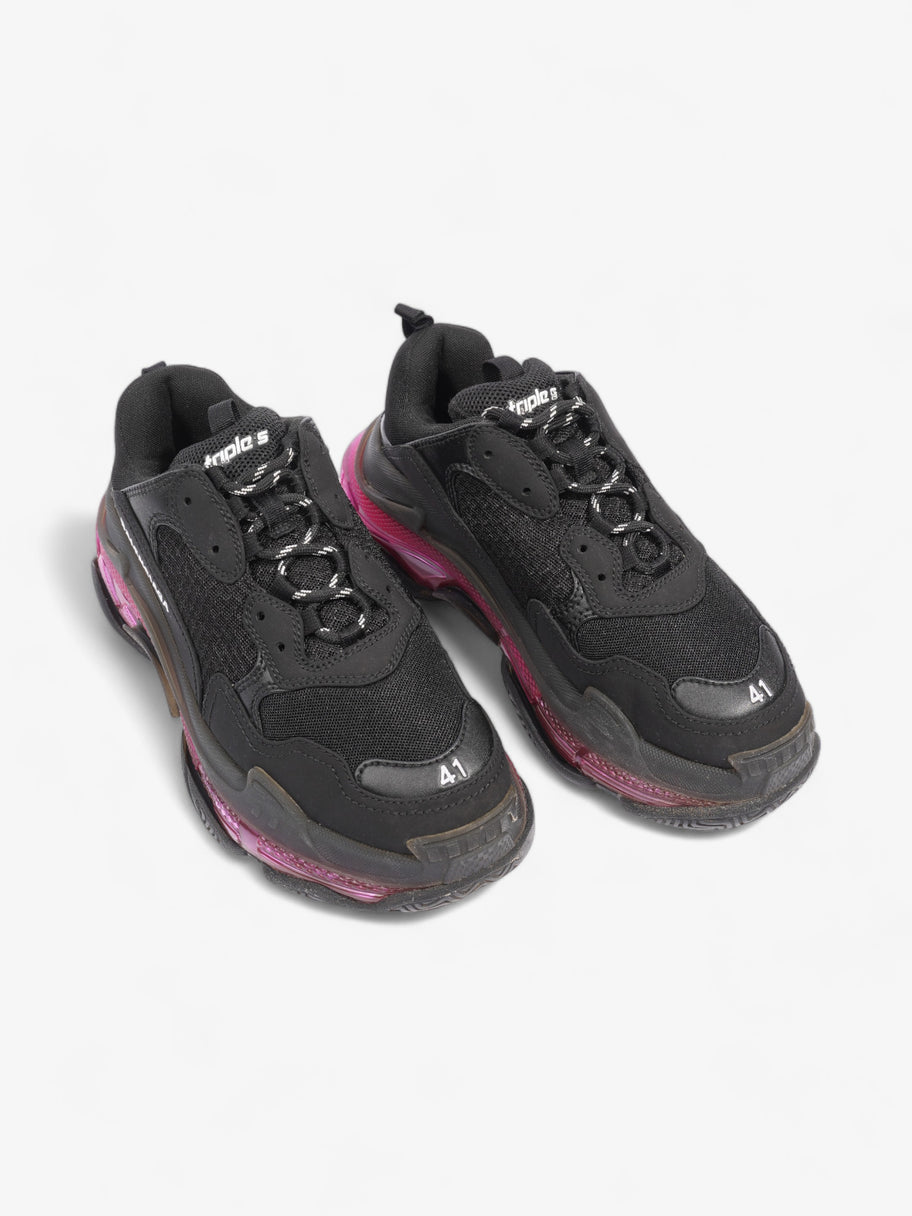 Balenciaga Triple S Black / Purple Clear Sole Mesh EU 41 UK 7 Image 8