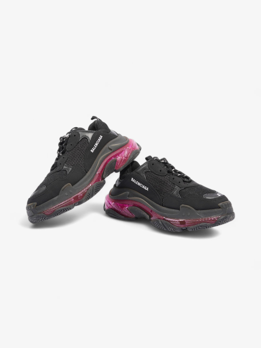 Balenciaga Triple S Black / Purple Clear Sole Mesh EU 41 UK 7 Image 9