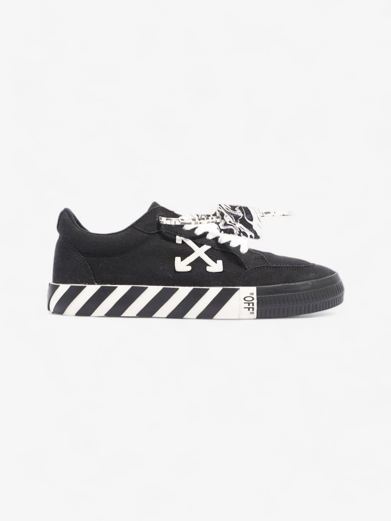  Off White Low Vulcanized Black / White Canvas EU 44 UK 10