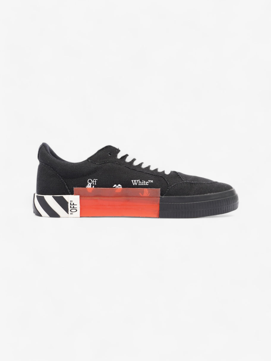 Off White Low Vulcanized Black / White Canvas EU 44 UK 10 Image 4