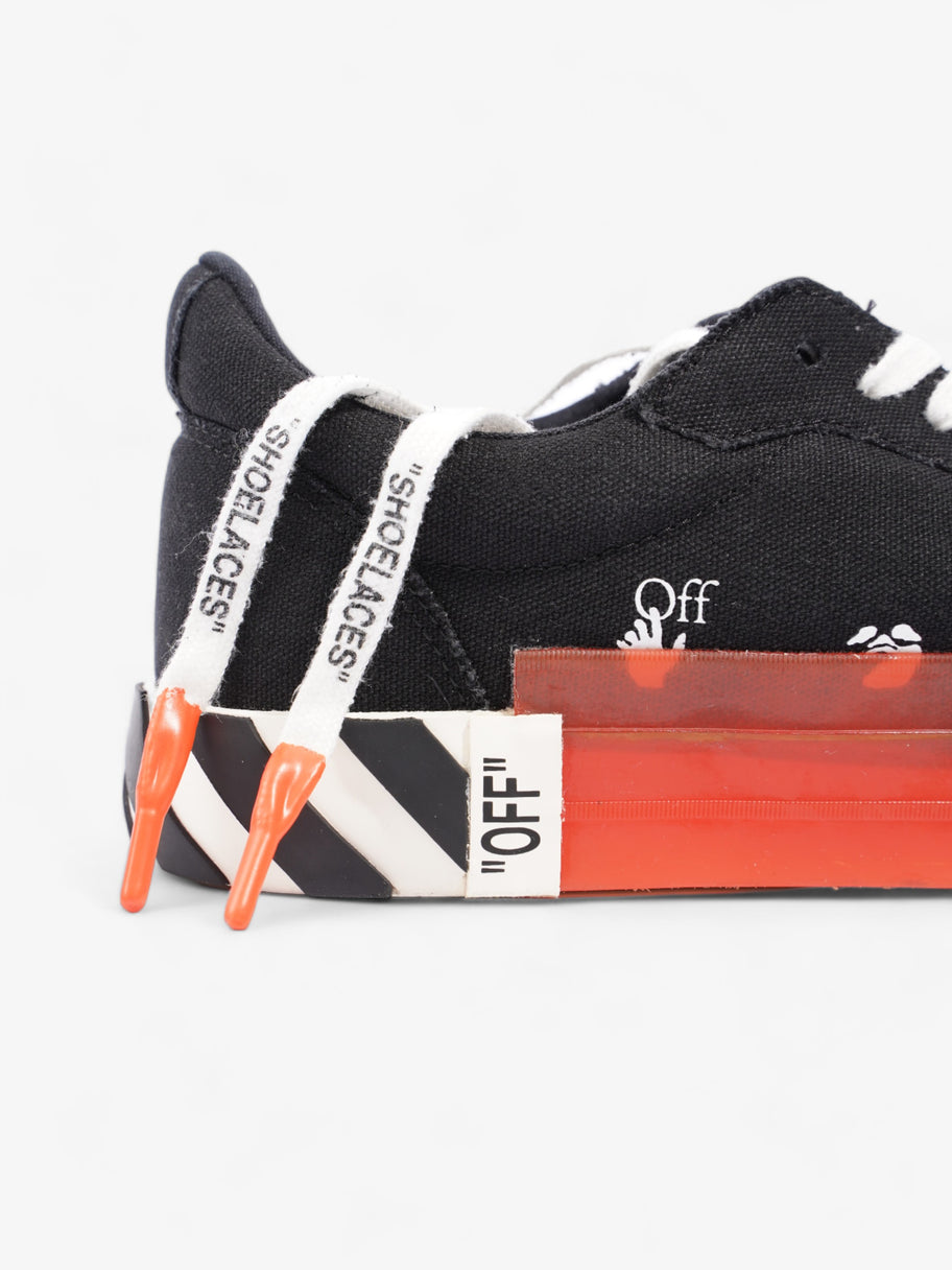 Off White Low Vulcanized Black / White Canvas EU 44 UK 10 Image 9