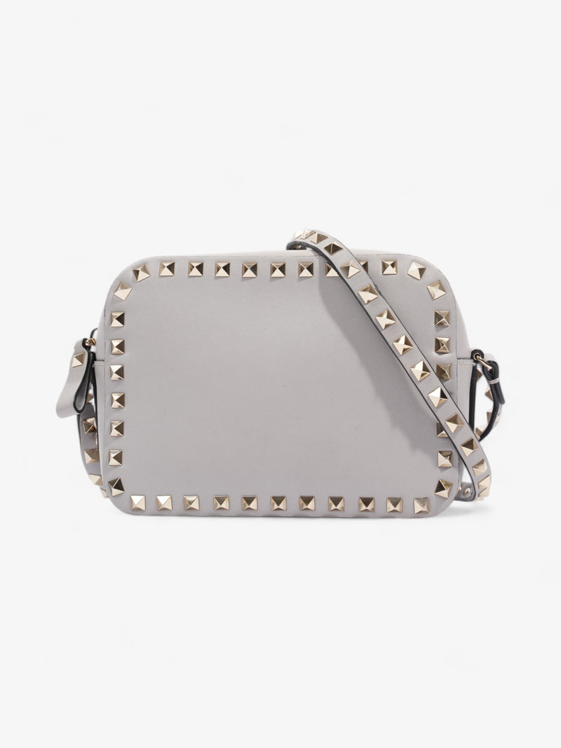  Valentino Rockstud Camera Bag Grey Leather